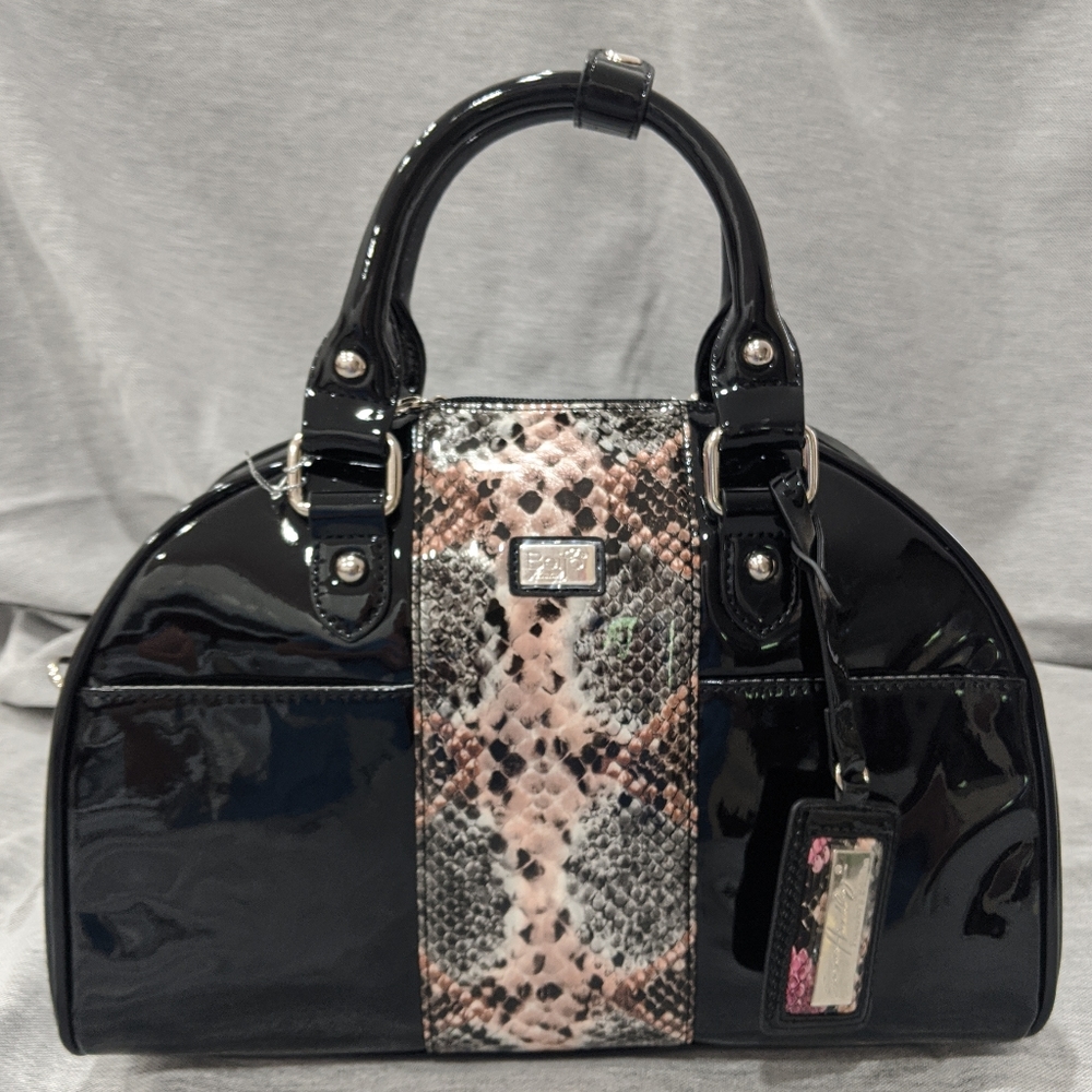 NWT Beijo "Falling For You" handbag Merlot Snake - Picture 1 of 10